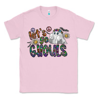 Bubblegum Pink let's go ghouls Classic Tee - CowhideDigitalArt