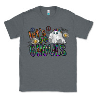 Charcoal Heather let's go ghouls Classic Tee - CowhideDigitalArt
