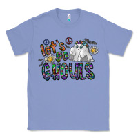 Colony Blue let's go ghouls Classic Tee - CowhideDigitalArt