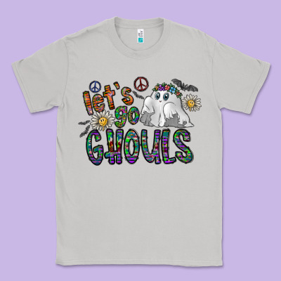 Let's Go Ghouls Classic Tee Designed By Cowhidedigitalart
