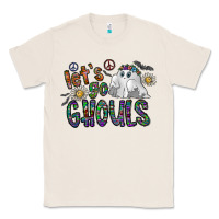 Natural let's go ghouls Classic Tee - CowhideDigitalArt