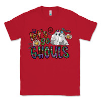 Red let's go ghouls Classic Tee - CowhideDigitalArt