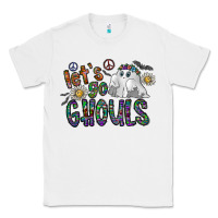 White let's go ghouls Classic Tee - CowhideDigitalArt