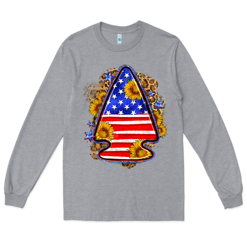 American Flag Arrowhead Long Sleeve Tee by Neo Western | Teevron
