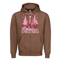 Chestnut pink merry christmas bbs Zipper Hoodie - BundleAndBundleShop