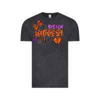 Vintage Black little sister biggest fan basketball Vintage Tee - Zillion Design Studio