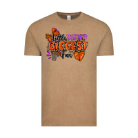 Little Sister Biggest Fan Basketball Vintage Tee | Teevron