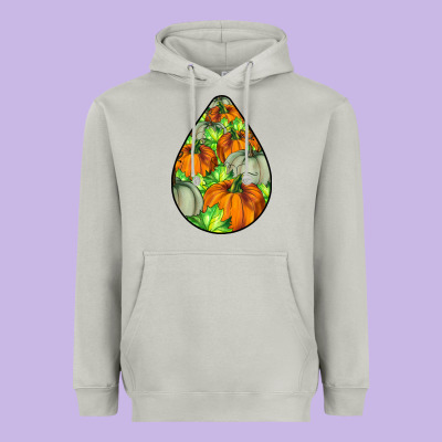 Fall Teardrop Heavyweight Hoodie Designed By Lillyallendesigns