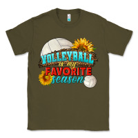 Army Green volleyball is my favorite season Classic Tee - HRA Design Shop