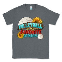 Charcoal Heather volleyball is my favorite season Classic Tee - HRA Design Shop