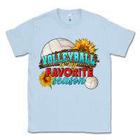 Dusty Blue volleyball is my favorite season Classic Tee - HRA Design Shop