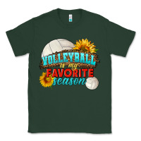 Sports Green volleyball is my favorite season Classic Tee - HRA Design Shop
