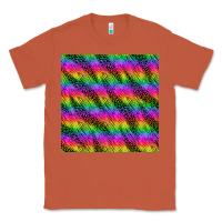 Copper neon rainbow leopard zebra seamless pattern Classic Tee - BundleAndBundleShop