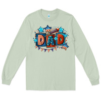 Matcha American Dad  4th of july Long Sleeve Tee - CowGirlArtShop