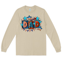 Mushroom American Dad  4th of july Long Sleeve Tee - CowGirlArtShop