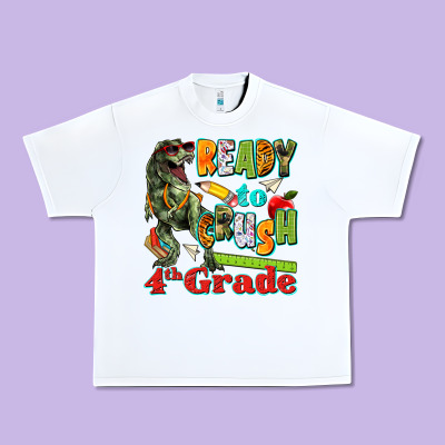 Ready To Crush Fourth Grade Urban Heavy Tee Designed By Texasbilliewilder