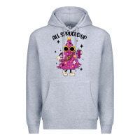 Heather Grey all spruced up Premium Hoodie - MaliasSmallBusiness