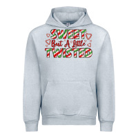 Heather Grey sweet but a little twisted Urban Hoodie - LillyAllenDesigns