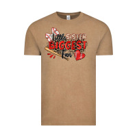 Vintage Coffee little sister biggest fan baseball Vintage Tee - Zillion Design Studio