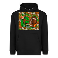 Black go american football leopard Heavyweight Hoodie - NancyCooperArtShop