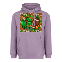 Lavender go american football leopard Heavyweight Hoodie - NancyCooperArtShop