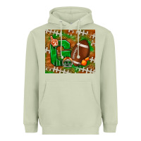 Matcha go american football leopard Heavyweight Hoodie - NancyCooperArtShop