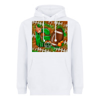 White go american football leopard Heavyweight Hoodie - NancyCooperArtShop