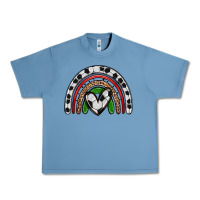 Pebble Blue soccer rainbow Urban Heavy Tee - Zillion Design Studio