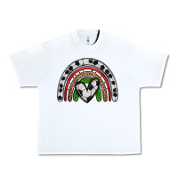 White soccer rainbow Urban Heavy Tee - Zillion Design Studio