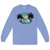 Colony Blue beach please Long Sleeve Tee - SublimationCraftShop