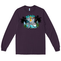Plum beach please Long Sleeve Tee - SublimationCraftShop