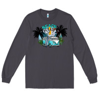 Smoke beach please Long Sleeve Tee - SublimationCraftShop