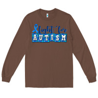 Chestnut fight for autism Long Sleeve Tee - AdoDesignShop