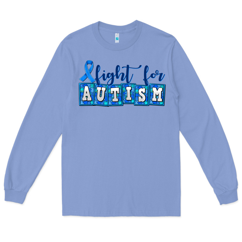 Fight For Autism Long Sleeve Tee by AdoDesignShop | Teevron