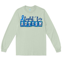 Matcha fight for autism Long Sleeve Tee - AdoDesignShop