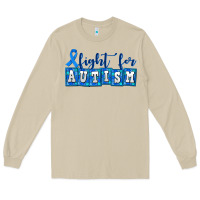 Mushroom fight for autism Long Sleeve Tee - AdoDesignShop