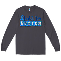 Smoke fight for autism Long Sleeve Tee - AdoDesignShop