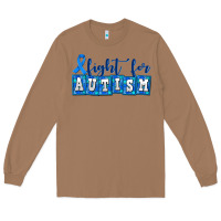 Toasted Coconut fight for autism Long Sleeve Tee - AdoDesignShop