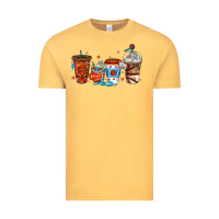 Vintage Mustard basketball coffee cups Vintage Tee - texasbilliewilder