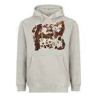 Moon Dust hand drawn cowhide cow fur Heavyweight Hoodie - BarkalooDesign