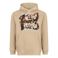 Mushroom hand drawn cowhide cow fur Heavyweight Hoodie - BarkalooDesign