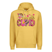 Antique Gold i am with cupid Premium Hoodie - NancyCooperArtShop