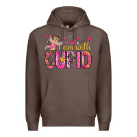 Coffee i am with cupid Premium Hoodie - NancyCooperArtShop