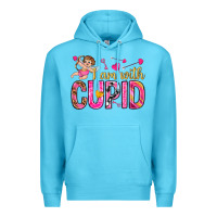 Ocean Blue i am with cupid Premium Hoodie - NancyCooperArtShop
