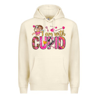 Sandshell i am with cupid Premium Hoodie - NancyCooperArtShop