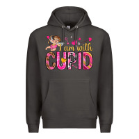 Smoke i am with cupid Premium Hoodie - NancyCooperArtShop