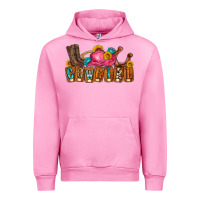 Fuchsia Pink cowgirl Urban Hoodie - LillyAllenDesigns