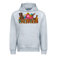 Heather Grey cowgirl Urban Hoodie - LillyAllenDesigns