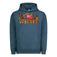 Pigment Midnight Navy cowgirl Urban Hoodie - LillyAllenDesigns