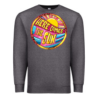 Charcoal Heather Here comes the sun Premium Sweatshirt - NancyCooperArtShop